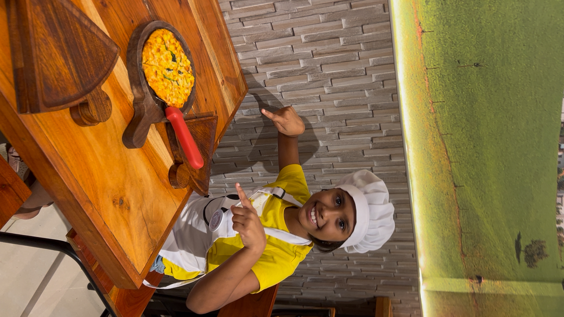 Child Preparing Pizza